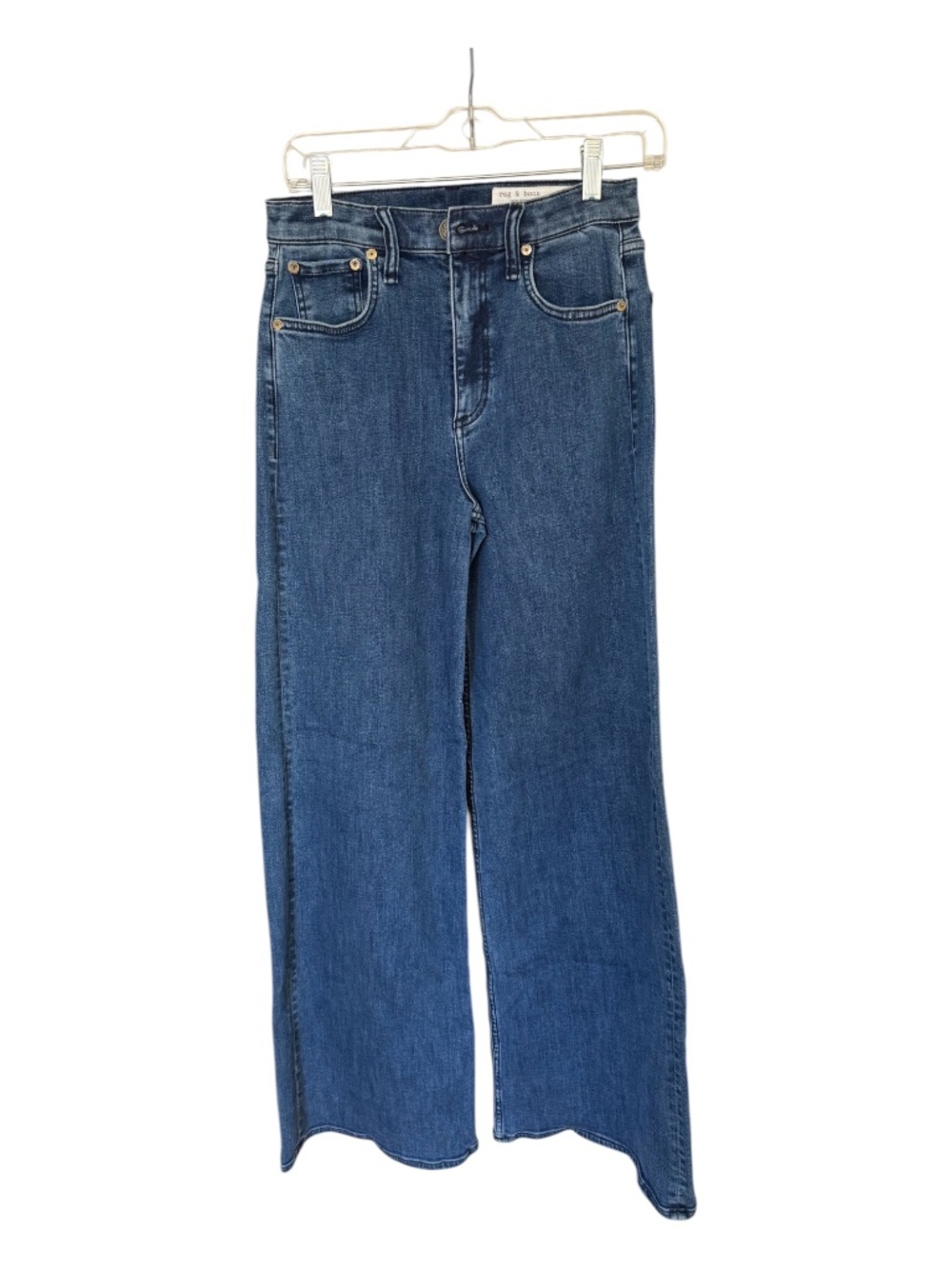 NWT Rag & Bone The Sofie High-Rise Ultra Wide Jeans | Jen Wash | 26